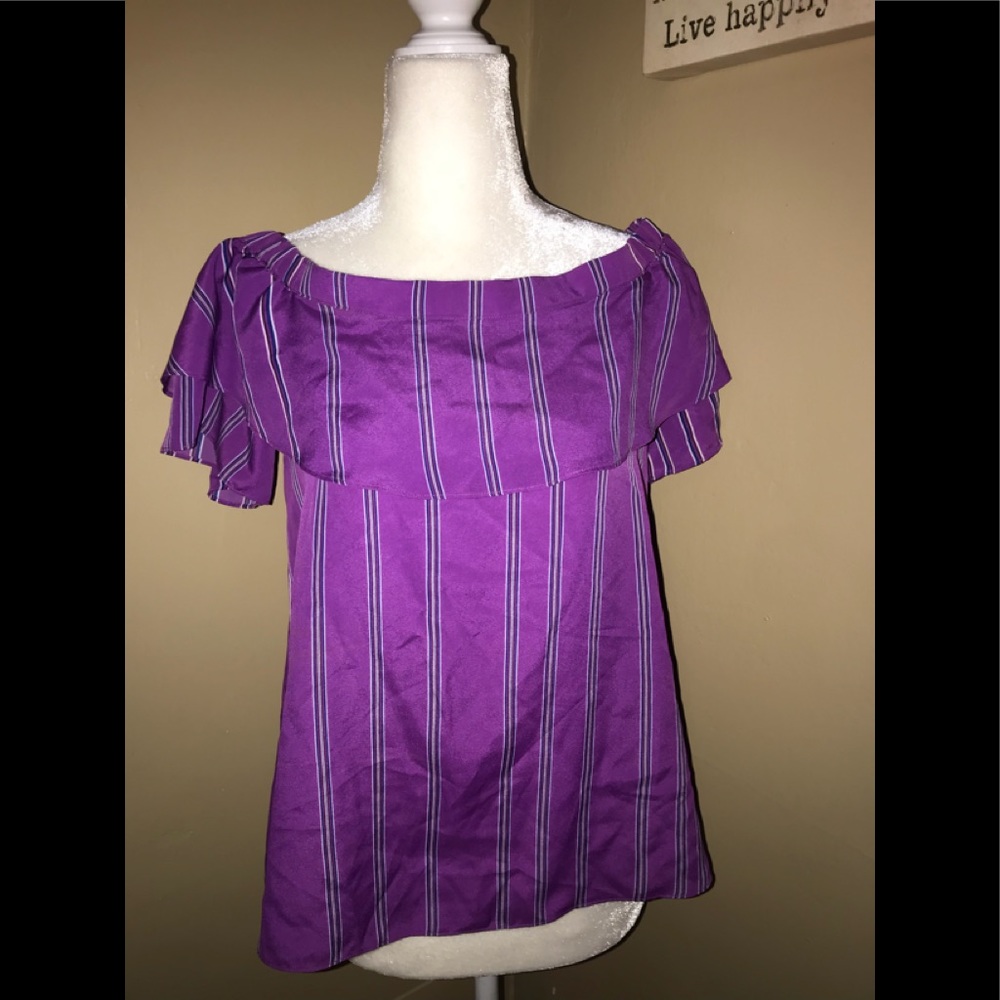 Armani exchange off the shoulder blouse M
